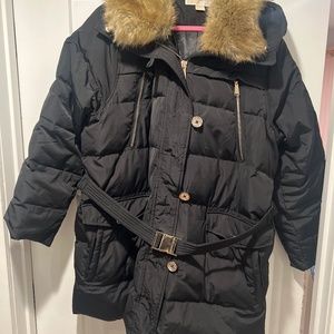 Womens Black Michael Kors Winter Coat